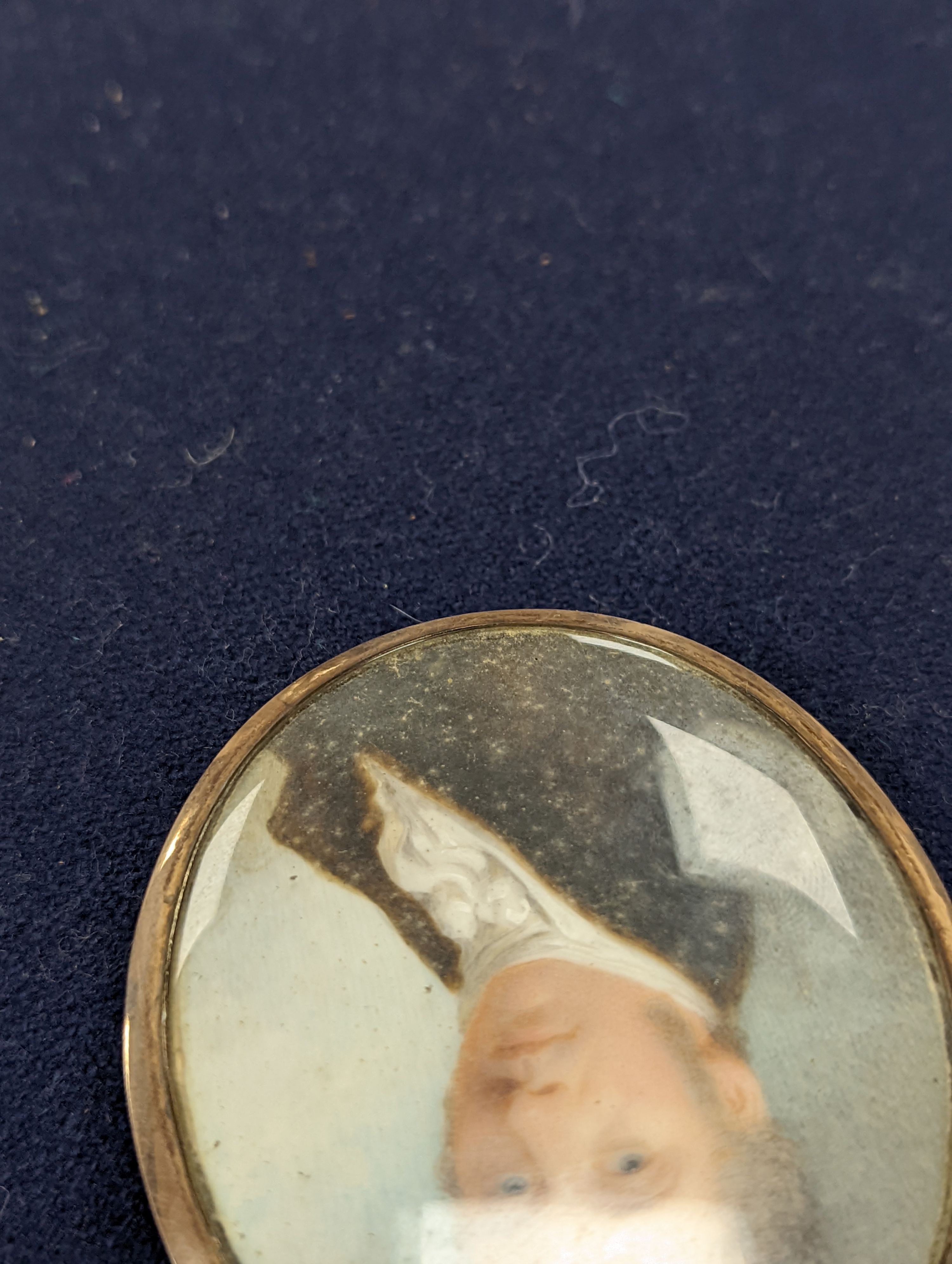 A 19th century portrait miniature of a gentleman